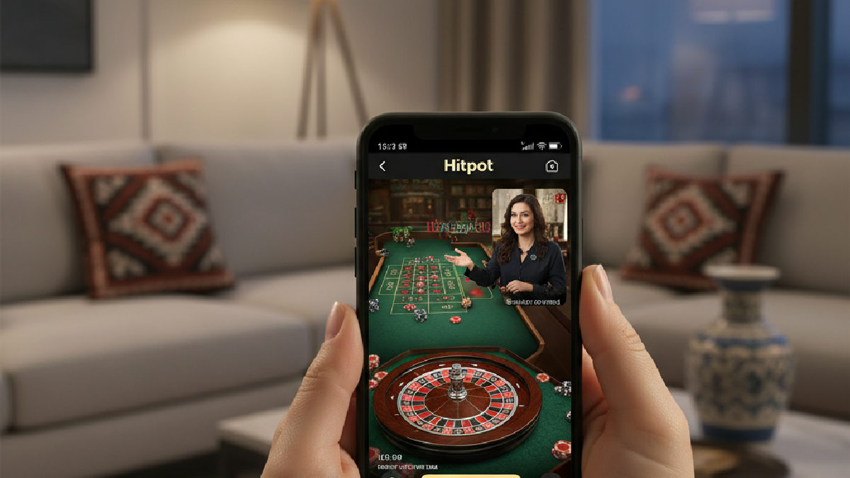 Hitpot mobil arayüzü ile dilediğiniz yerde casino deneyimi.