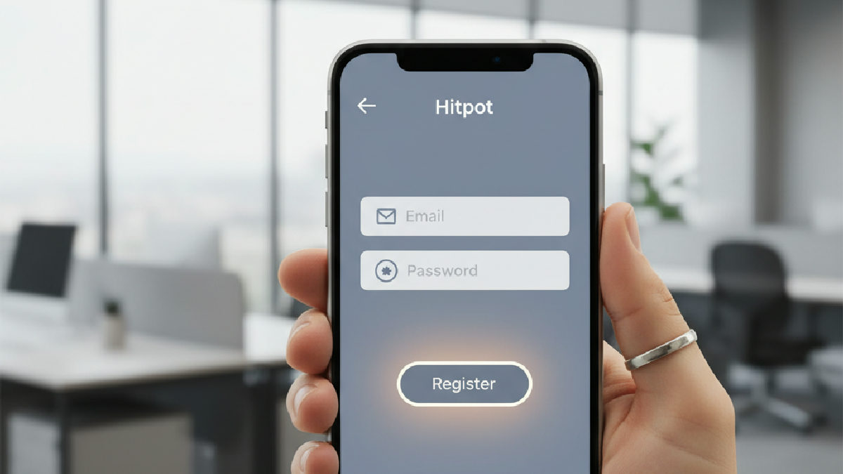 Hitpot mobil kayıt deneyimi sorunsuz ve hızlıdır.